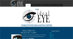 Desktop Screenshot of idealeye-clinic.com