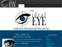 Tablet Screenshot of idealeye-clinic.com